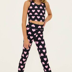 Little Peppa Legging  and Tank Set Love Heart | Beach Riot